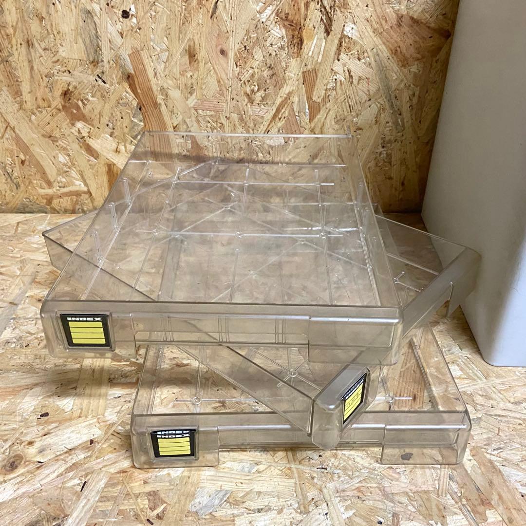 グリコ ポッキー 店舗用ディスプレイ 3段収納ケース　スチール什器 Pocky