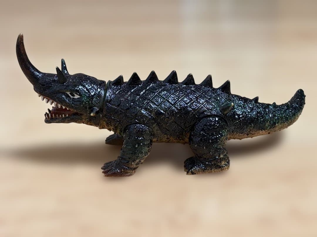 バルゴン　ソフビフィギュア　「大怪獣決闘 ガメラ対バルゴン」（1966年）当時物