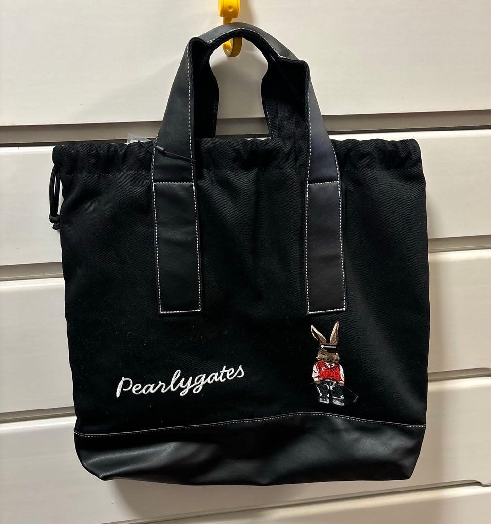 パーリーゲイツゴルフラビットトートバックブラック