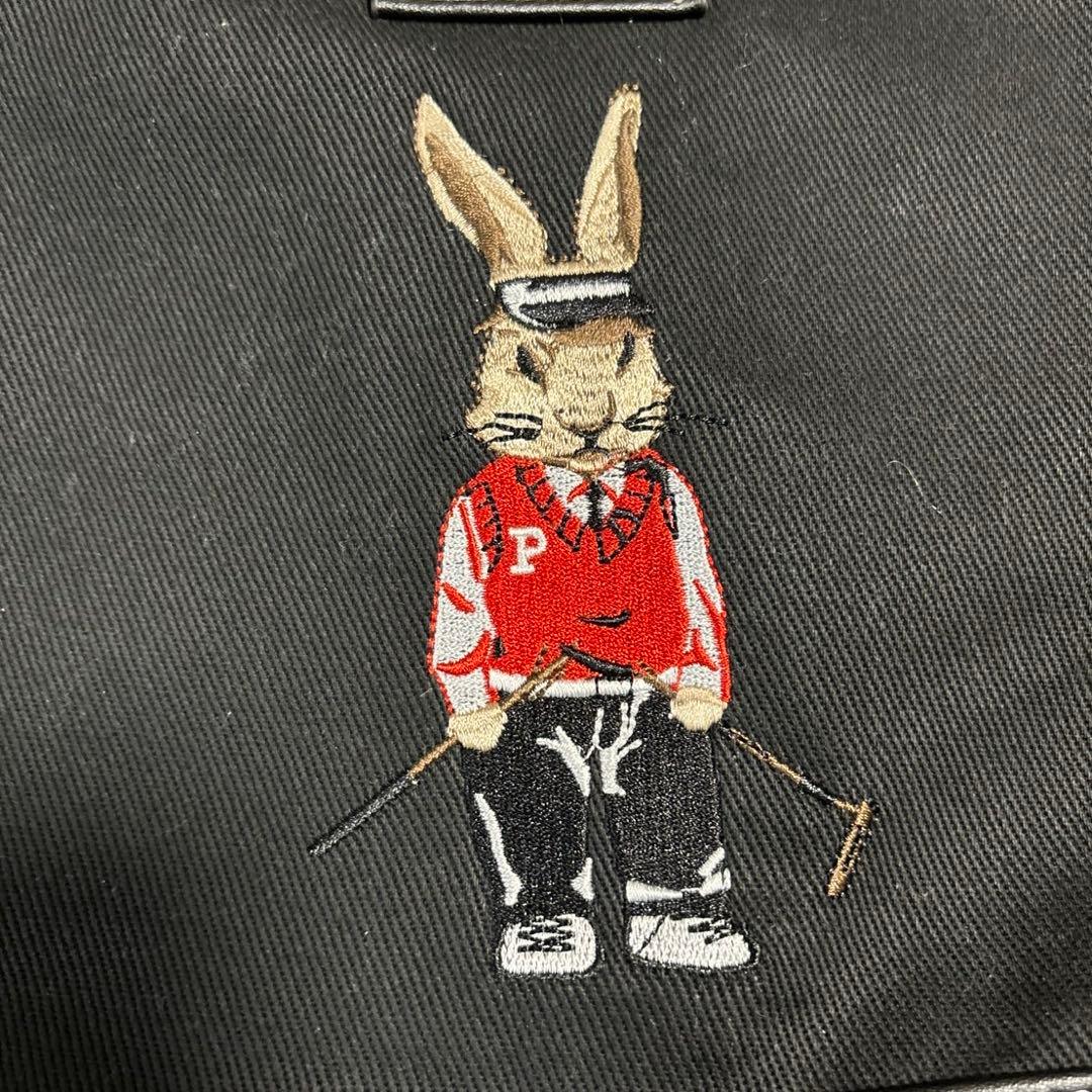 パーリーゲイツゴルフラビットトートバックブラック