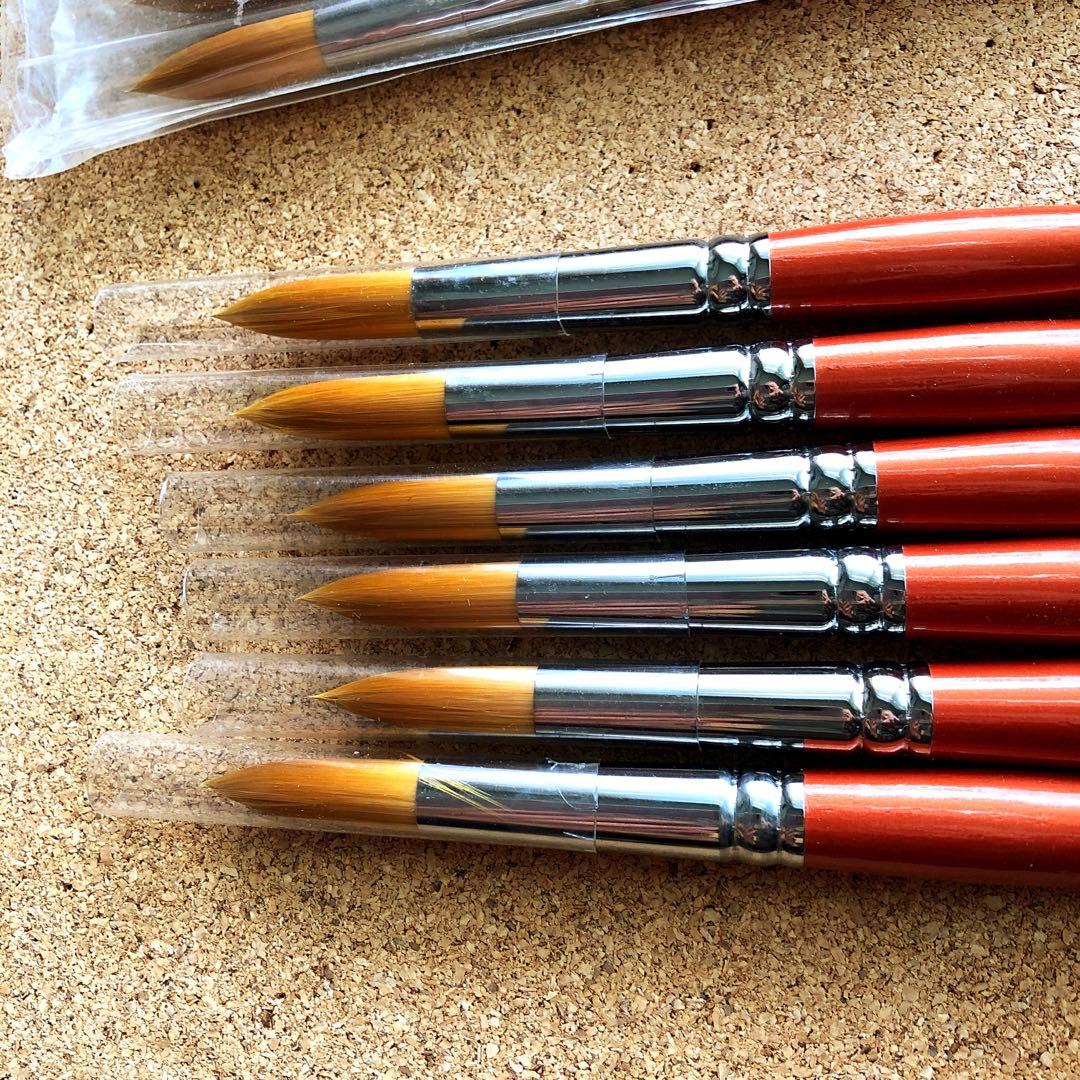 ホルベイン筆6本入り2セット合計12本