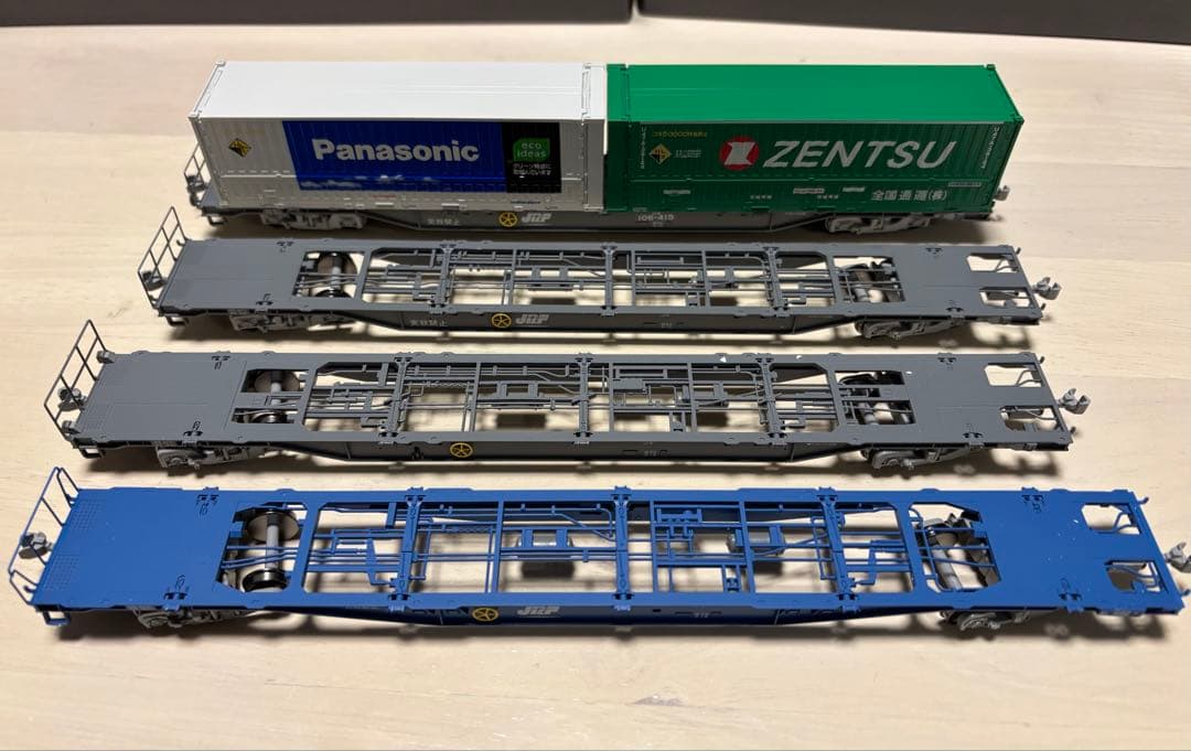 TOMIX HO JR貨車コキ104 コキ106 4両セット