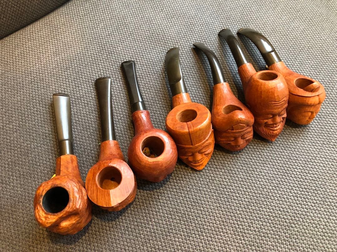 七福神  木製工芸品パイプ