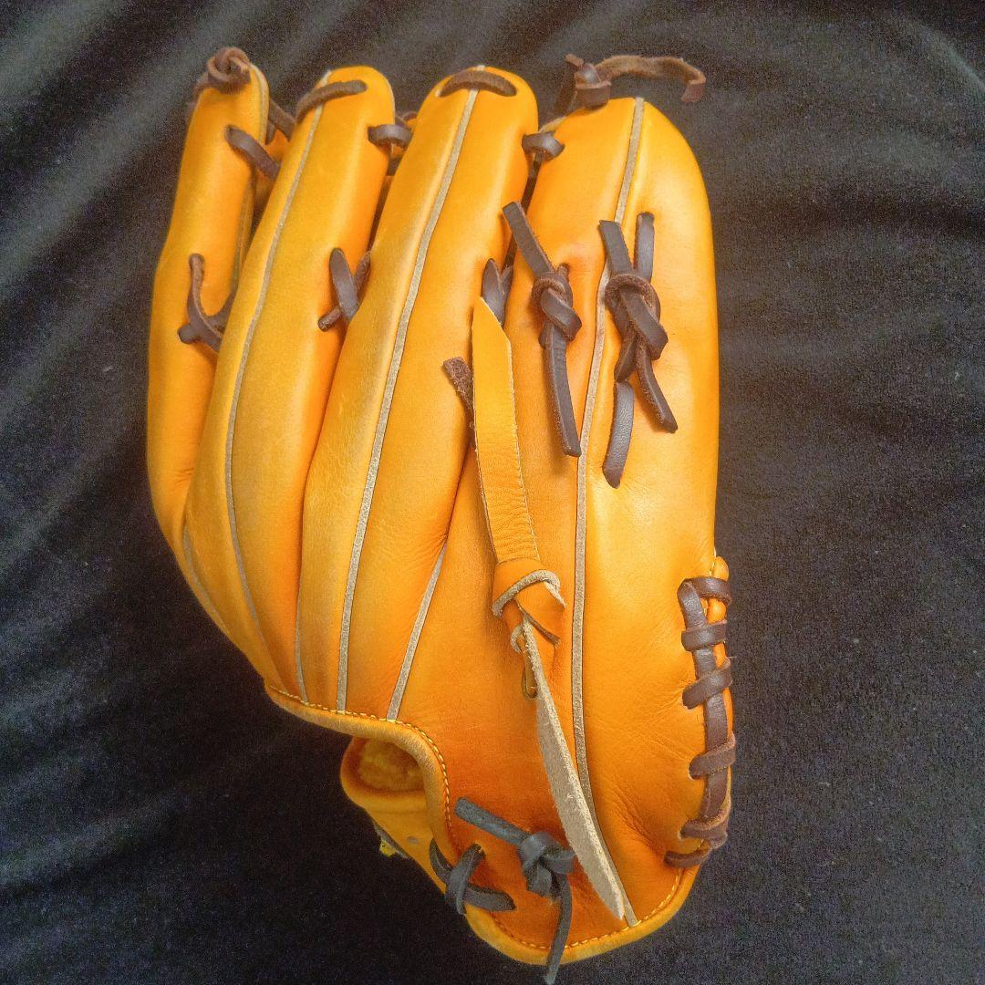 ミズノ　Mizuno 硬式外野　グラブ　キップレザー　型付済み