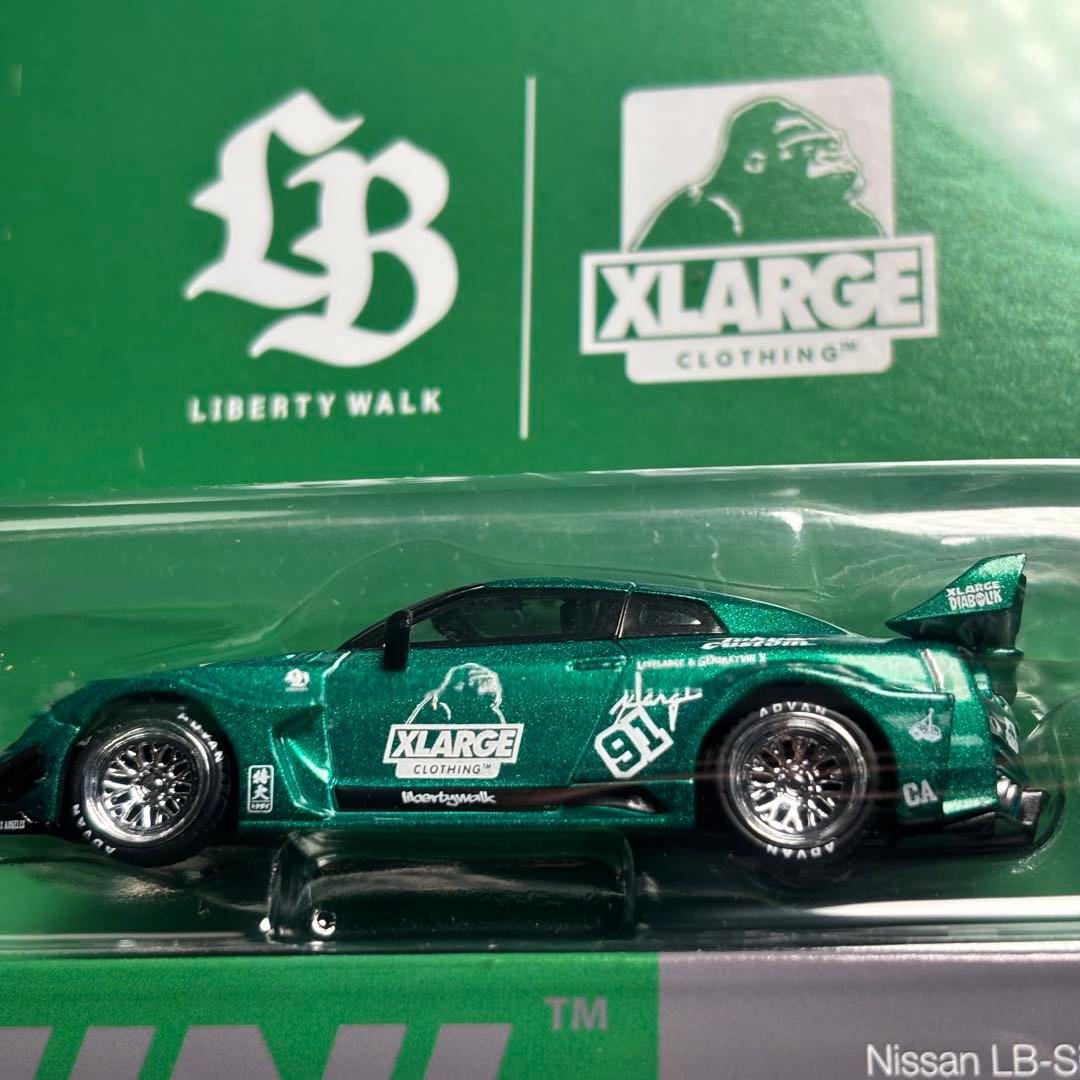 MINIGT LBWK × XLARGE GT NISSAN 35GT 緑