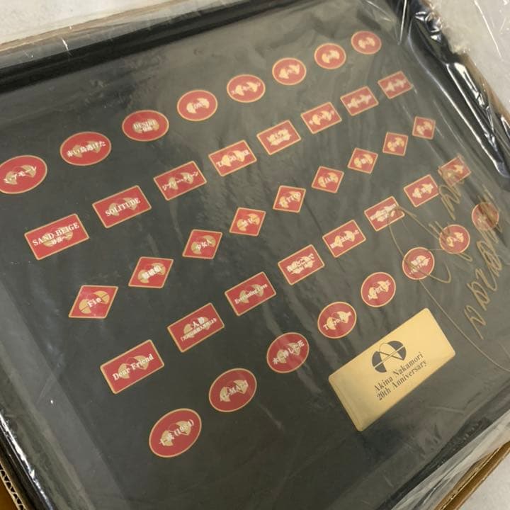 中森明菜 20周年記念 ピンバッジコレクション　直筆サイン入り
