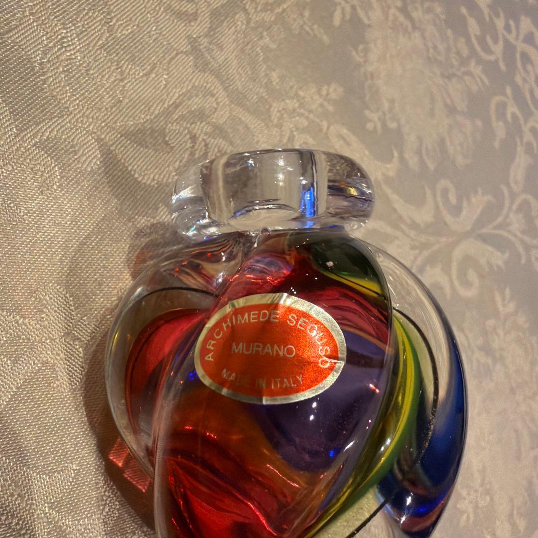 Murano Glass Archimede Seguso サイン入り　香水ビン