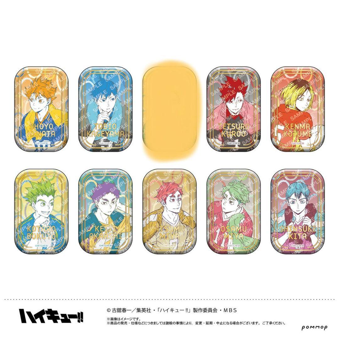 ハイキュー!! 711限定スクエア缶バッジ第一弾&第二弾セット