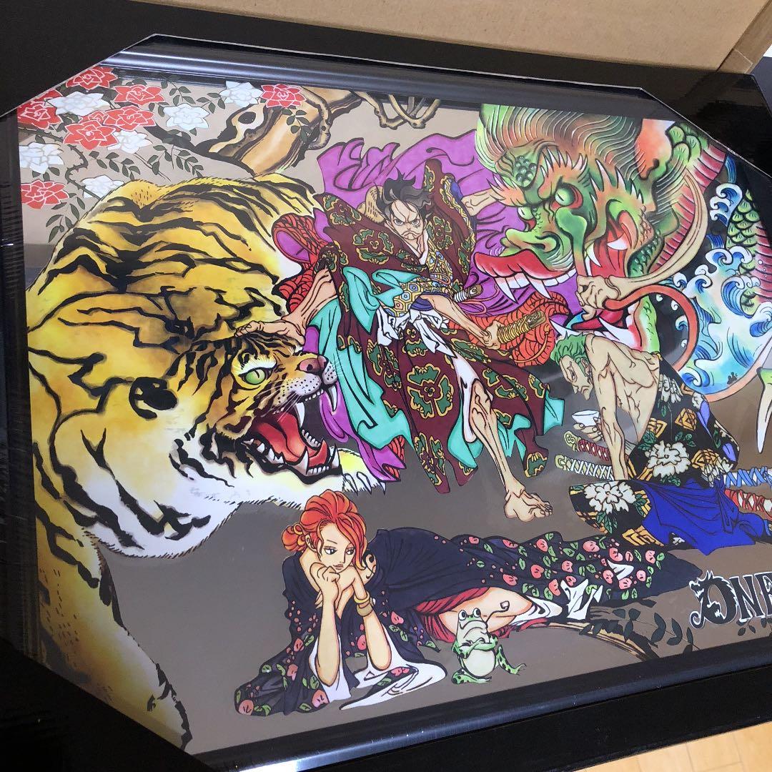 ワンピース　ONE PIECE ミラー　公式グッズ　激レア　限定　希少　アート