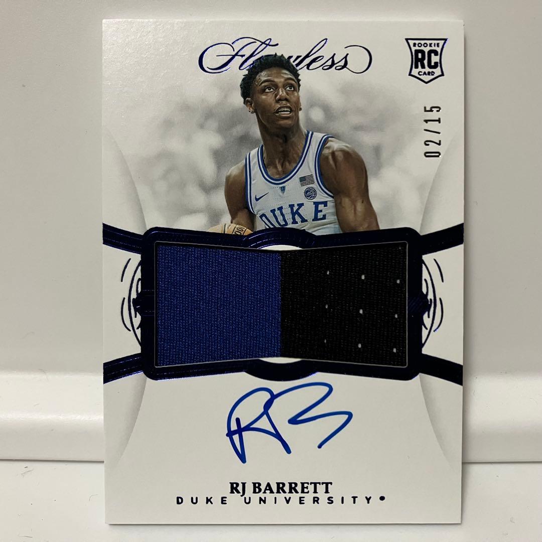 RJ Barrett 直筆サイン 2019 Panini flawless