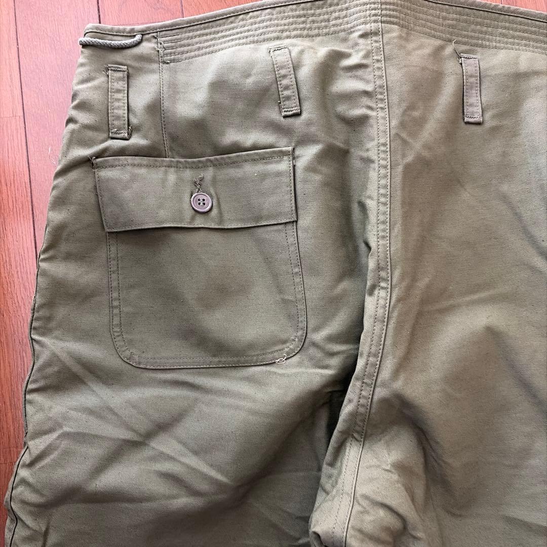 【超貴重・新品】米軍放出品　81年製　防寒・デッキパンツ　XL