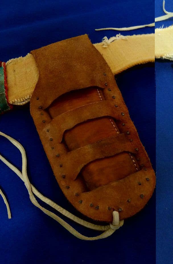 65 入手困難 一点物 1890s アンティーク インディアン US ガンベルト