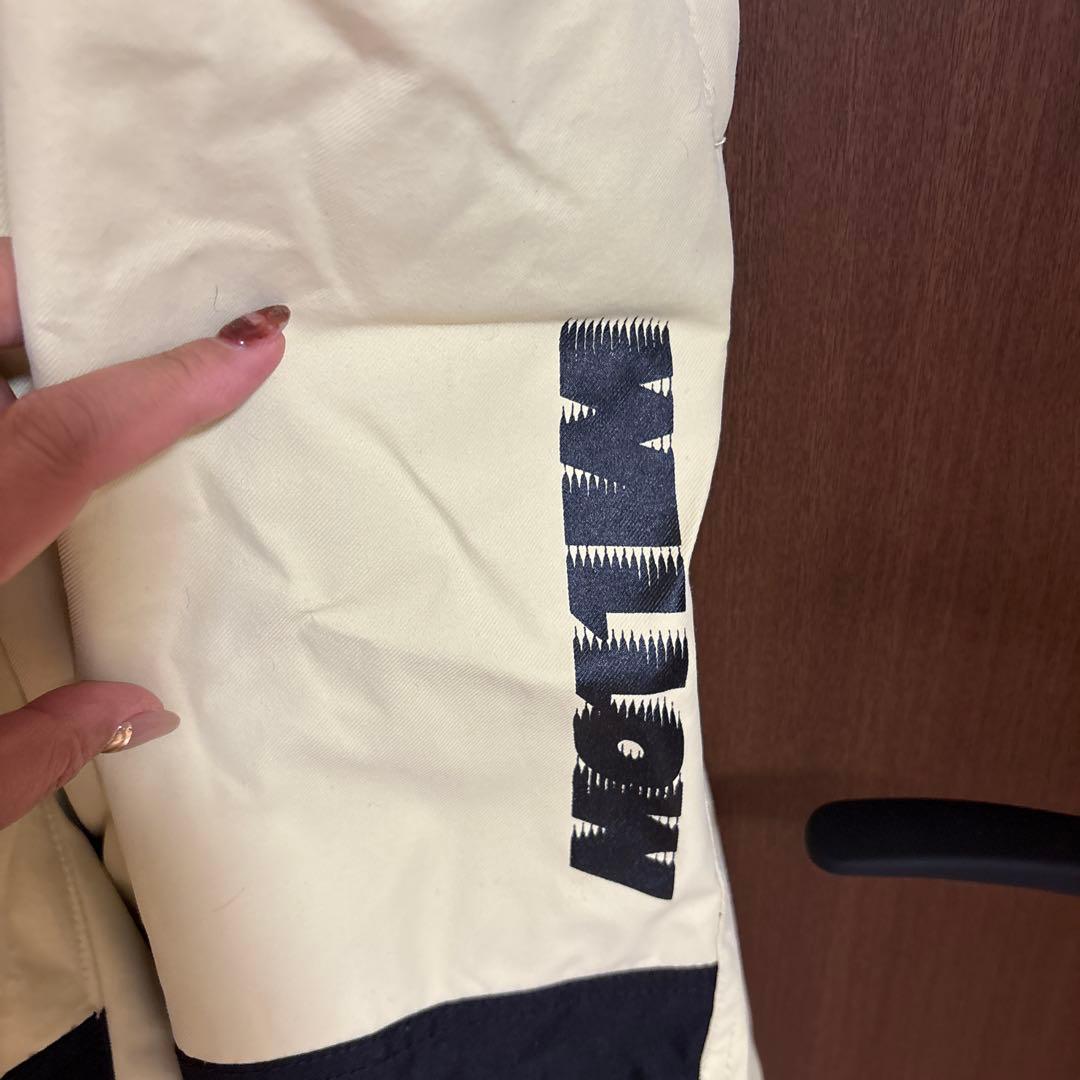 WILLOW イエロー　スノボ　ビブパンツ