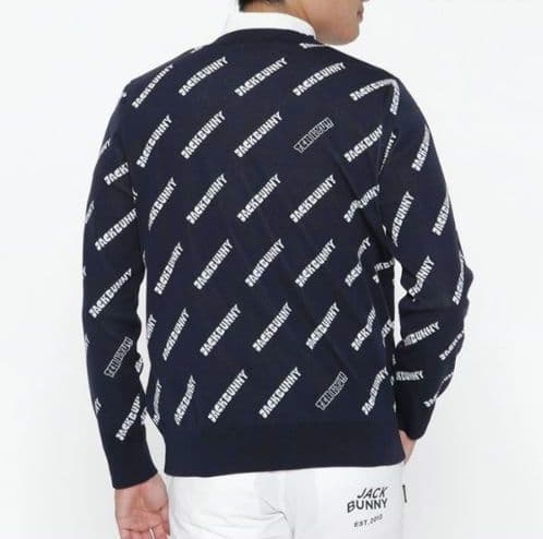 再再再値下げ新品　ジャックバニー　ニット4　紺ネイビー定価17600円