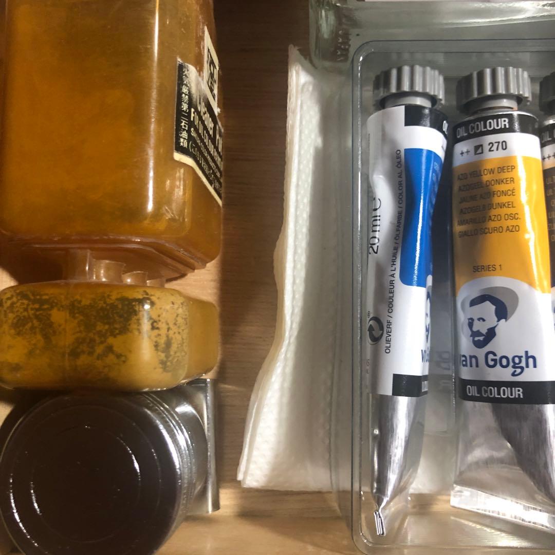 uni 色鉛筆 72色セット+ 多色の油絵具10本セット　ペインティングオイル