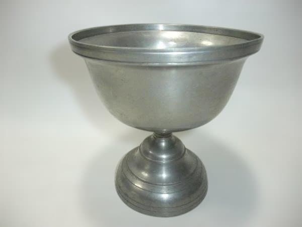 酒器 古い 本錫 盃洗 錫製 579ｇ 時代物 骨董 古美術