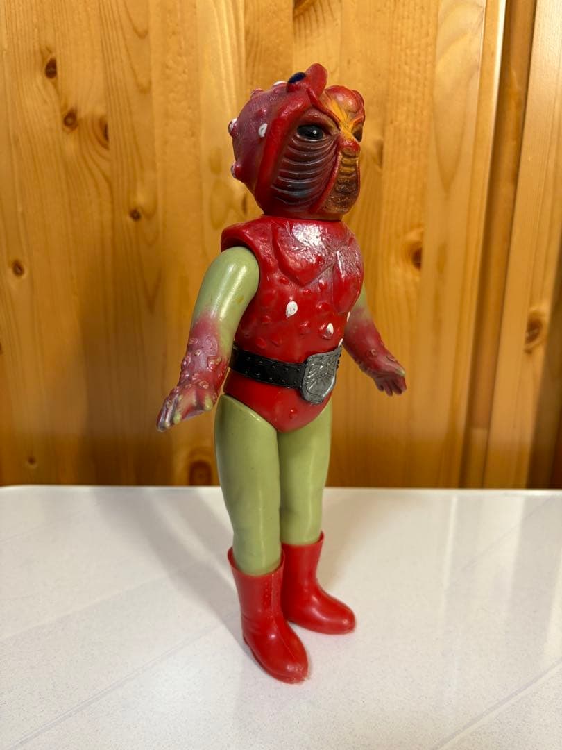 当時物 仮面ライダー 旧バンダイ キノコモルグ ソフビ レア品