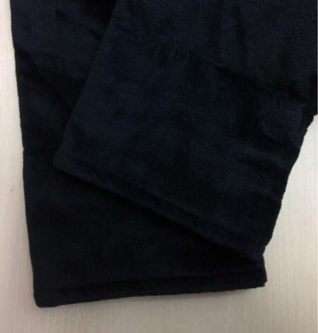 ★モハメド・アリ刺繍フーディガウン★WORN FREE★Lサイズ★パイル★BK★