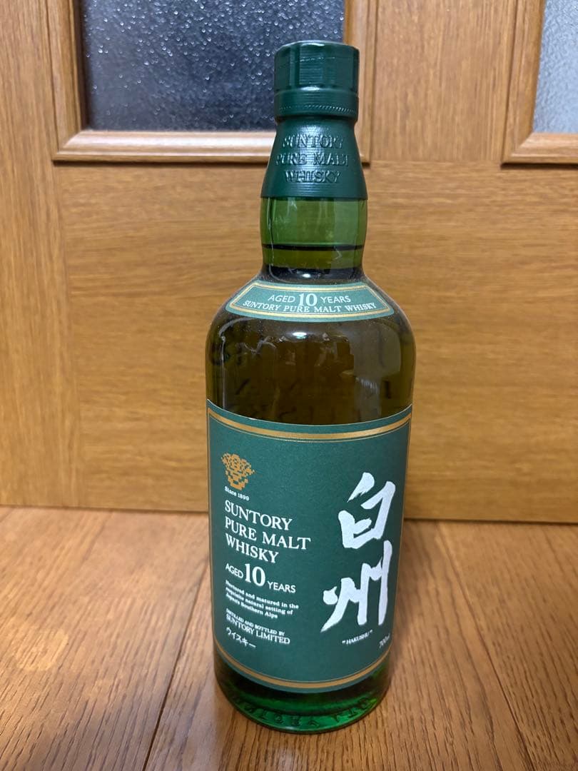 SUNTORY サントリー　白州　ピュアモルト　10年　700ml