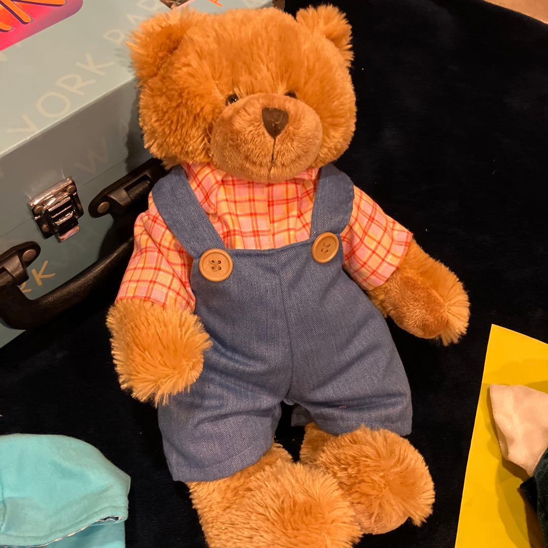 ビルドアベア　着せ替え人形 本体のテディベアと着せ替え各種 ハンドルBOX付き！