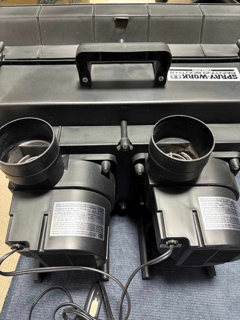 タミヤ　ペインティングブースⅡ ツインファン　塗装ブースダクト付き