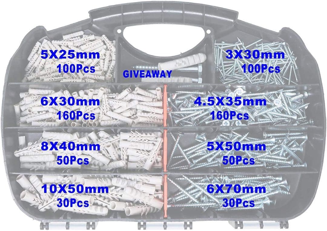 赤字覚悟❣️ ボードアンカー 木ネジキット 石こうボード壁用アンカー