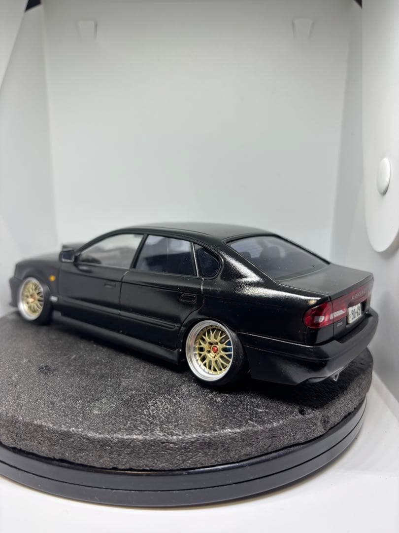 プラモデル完成品　フジミ　スバル　レガシィB4RSK 1/24