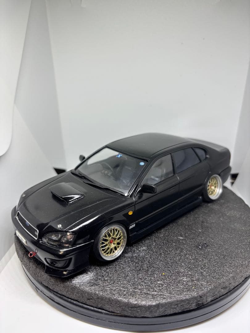 プラモデル完成品　フジミ　スバル　レガシィB4RSK 1/24