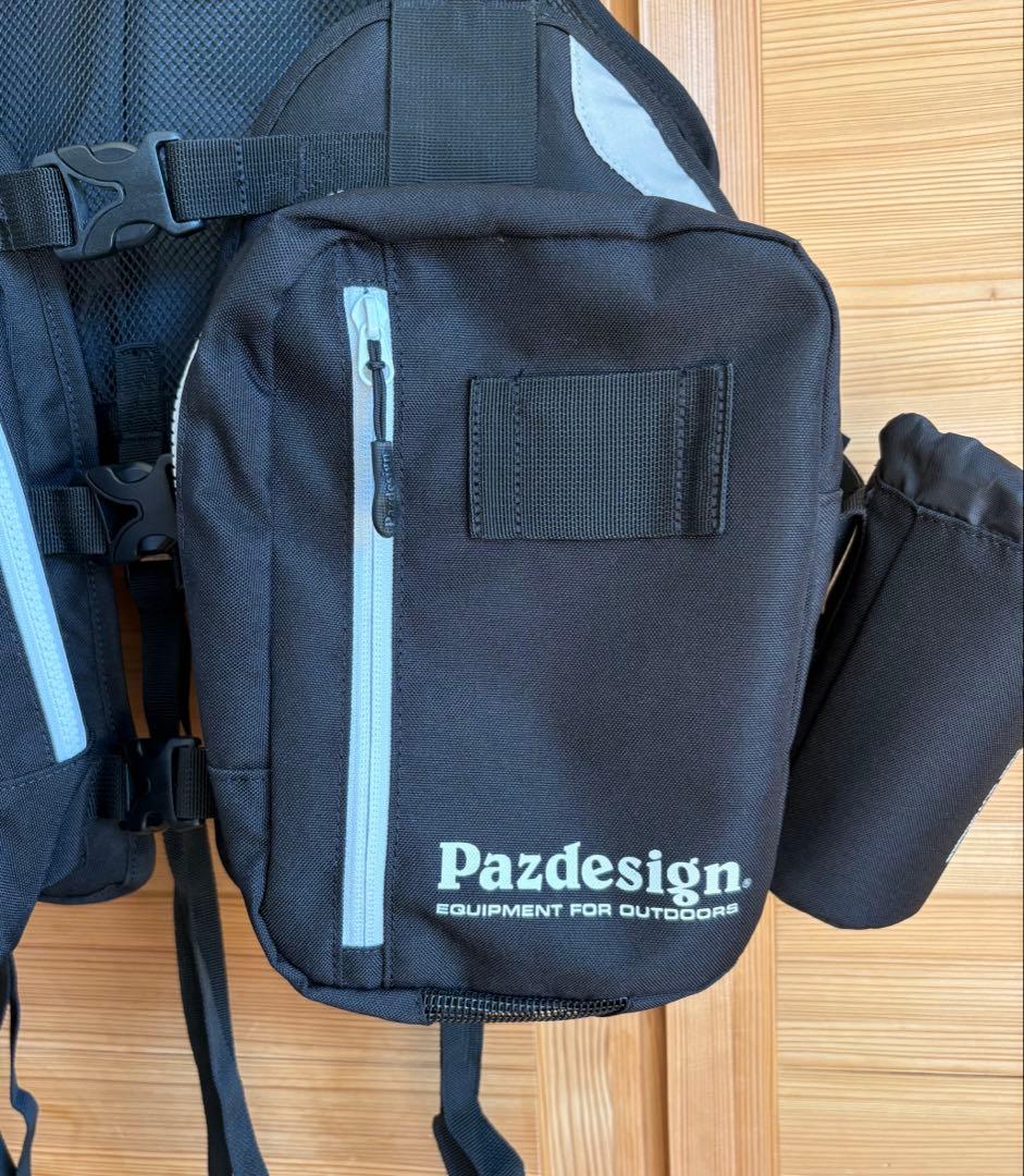 【美品】Pazdesign PSLマルチゲームベスト ブラックホワイト