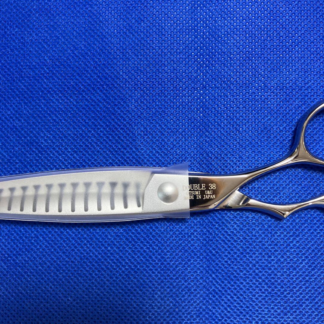 新品　UTSUMI DOUBLE 38 セニング　35% シザー