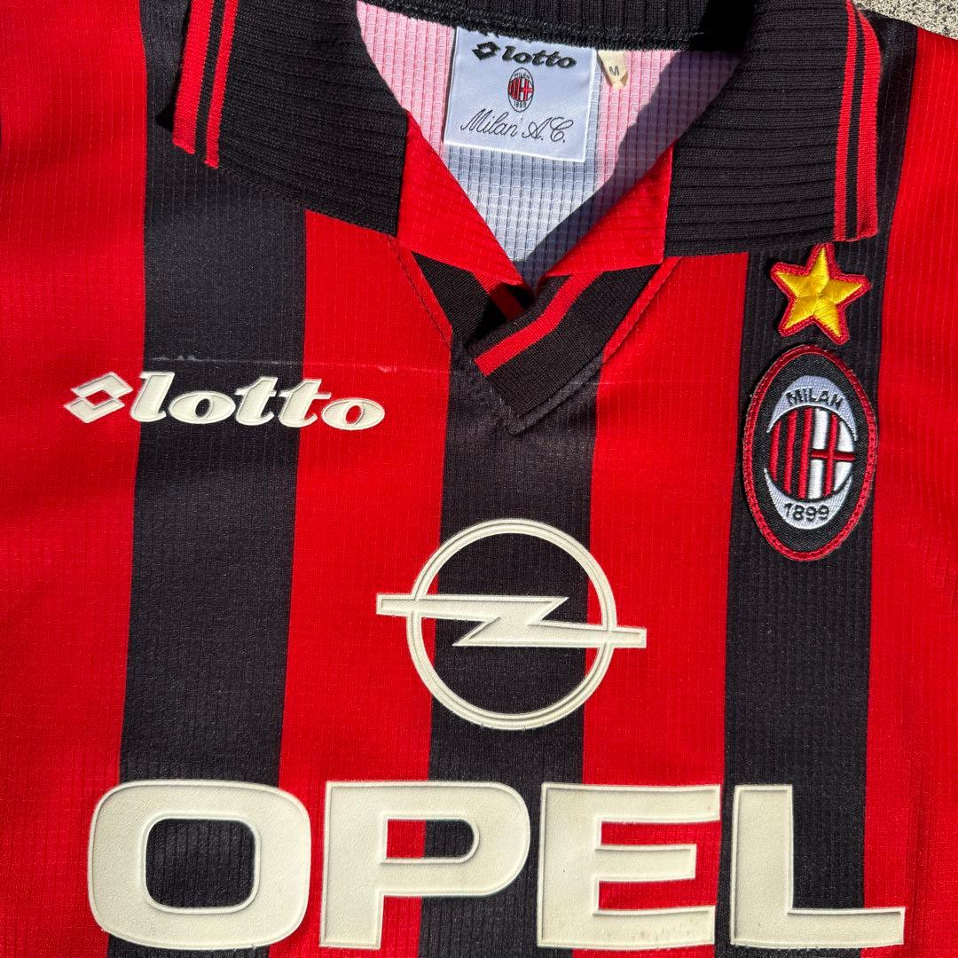 ACミラン Lotto　97/98　ホームユニフォーム