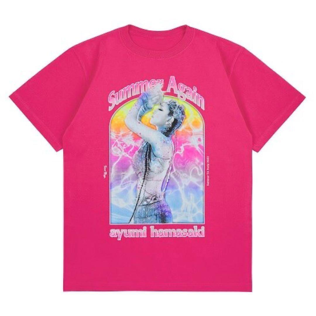 浜崎あゆみ　Tシャツ PINK　「Summer TA Party 2022」