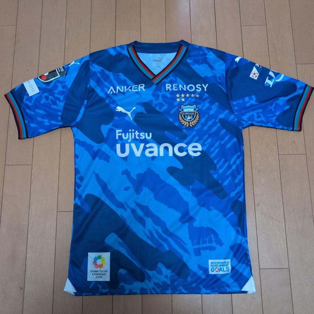 川崎フロンターレ大島僚太 10　サイズｌ　リミテッドユニフォーム