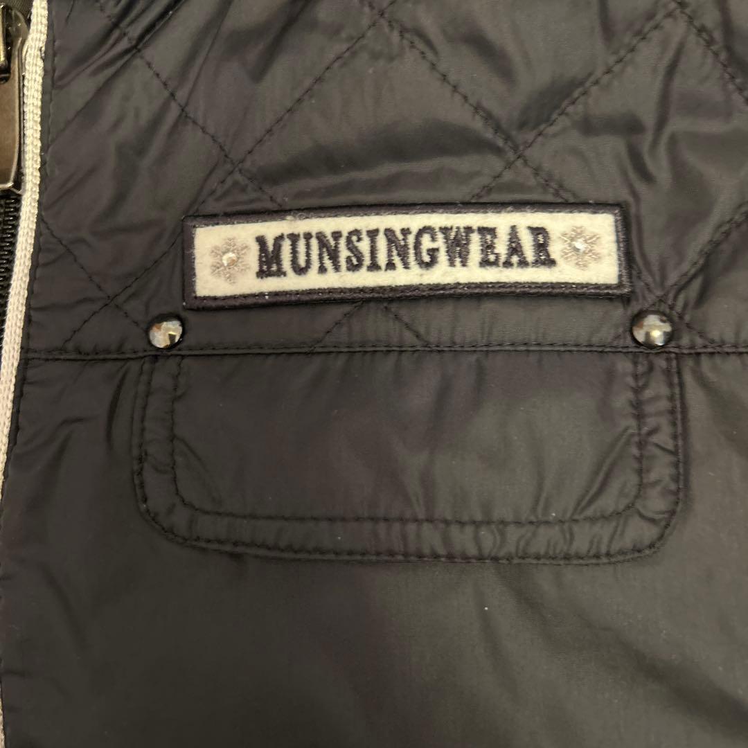 美品！マンシングウェア　ダウンワンピース