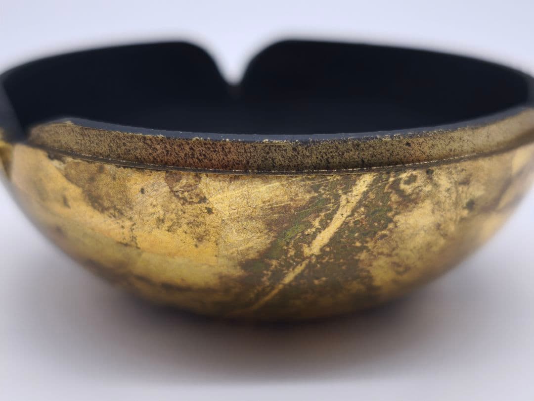 高岡銅器 透かし模様 香炉 真鍮製 金色仕上げ 工芸品 仏具 ヴィンテージ