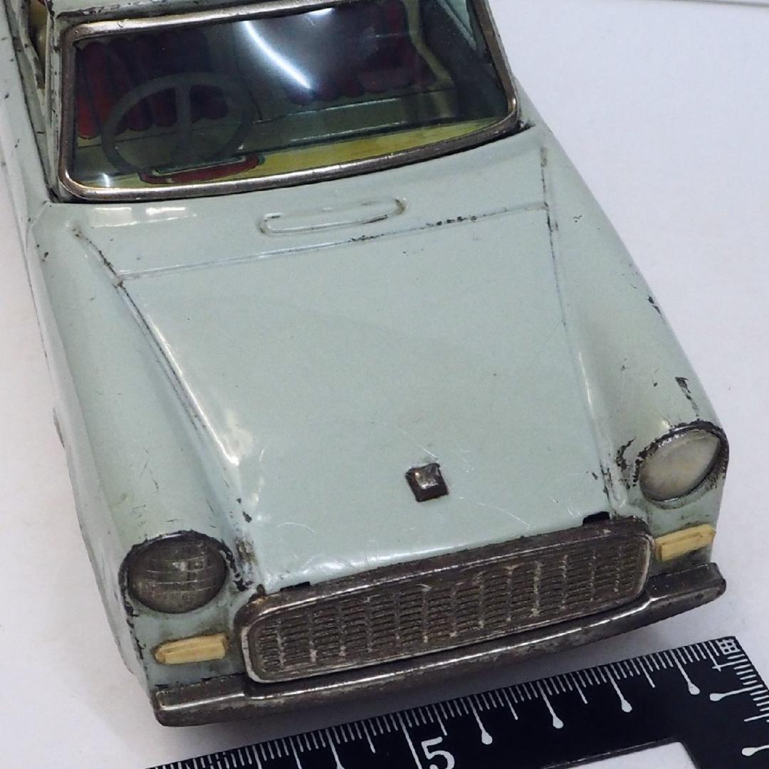 萬代屋【トヨタ パブリカ黄緑】ブリキtin toy car自動車ミニカー【箱無】