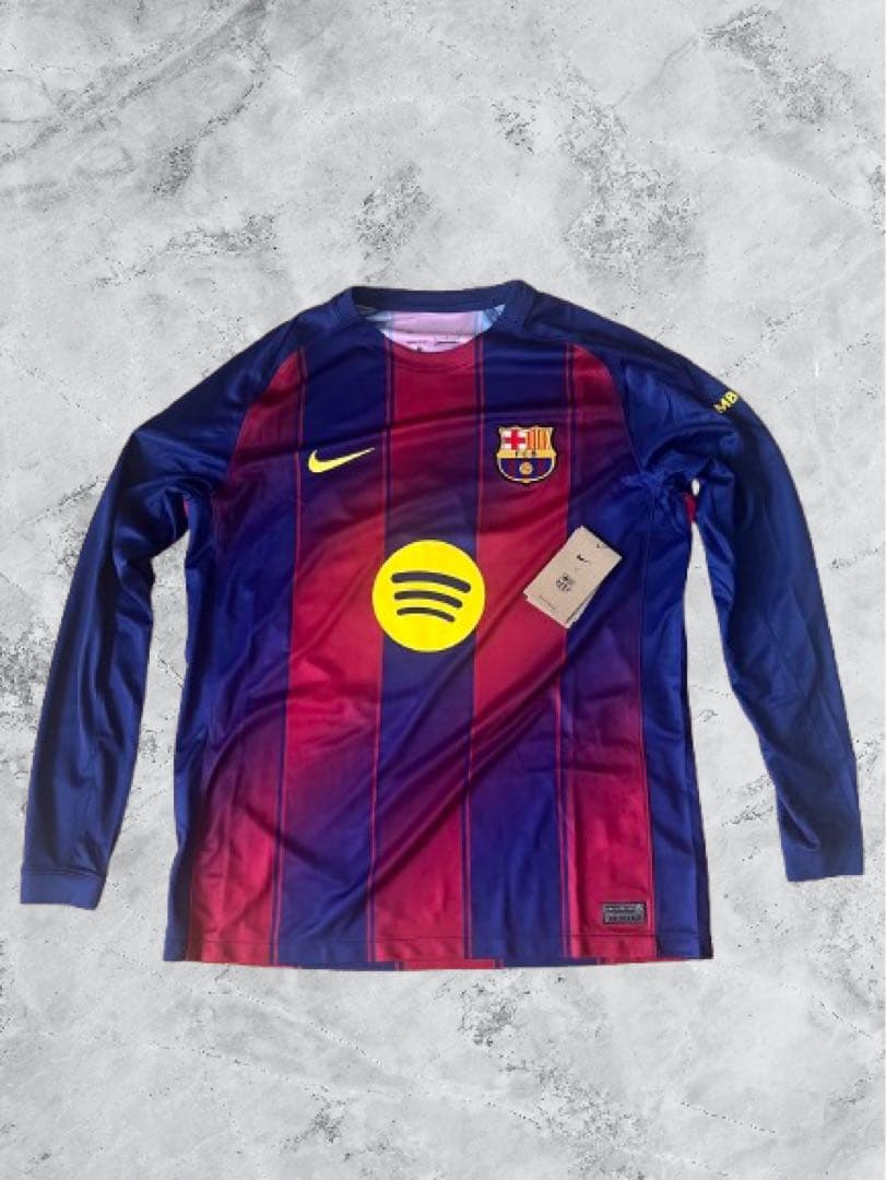FCバルセロナ 長袖ユニフォーム 番号なし 日本未発売