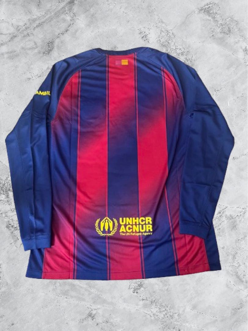 FCバルセロナ 長袖ユニフォーム 番号なし 日本未発売