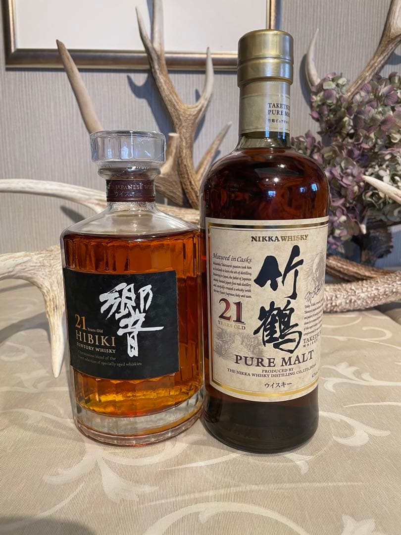 竹鶴21年と響21年のセット