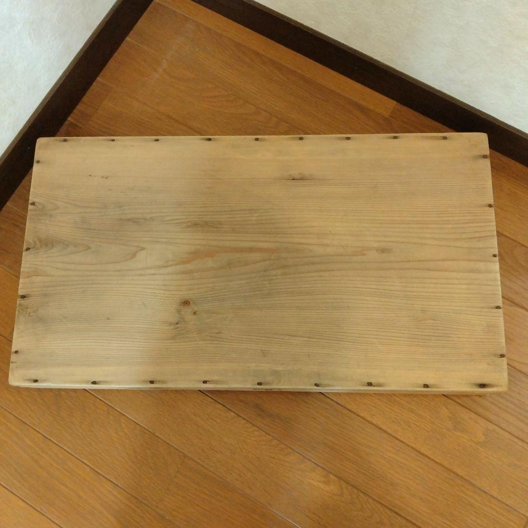 昭和レトロ　もろぶた　餅箱　蓋付き 5段　焼印　木製　古道具