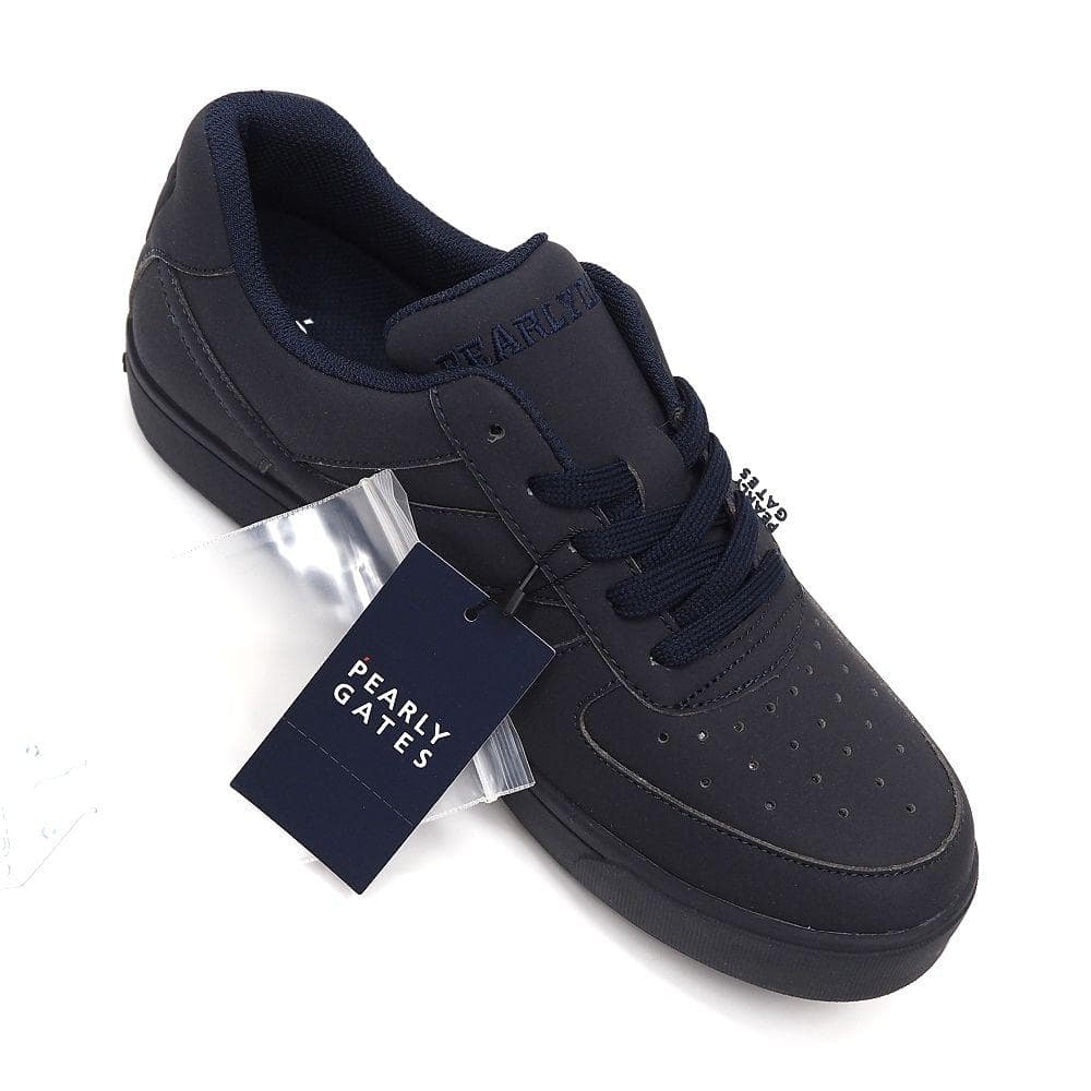 L06135 新品 PEARLY GATES ゴルフシューズ：25cm 紺