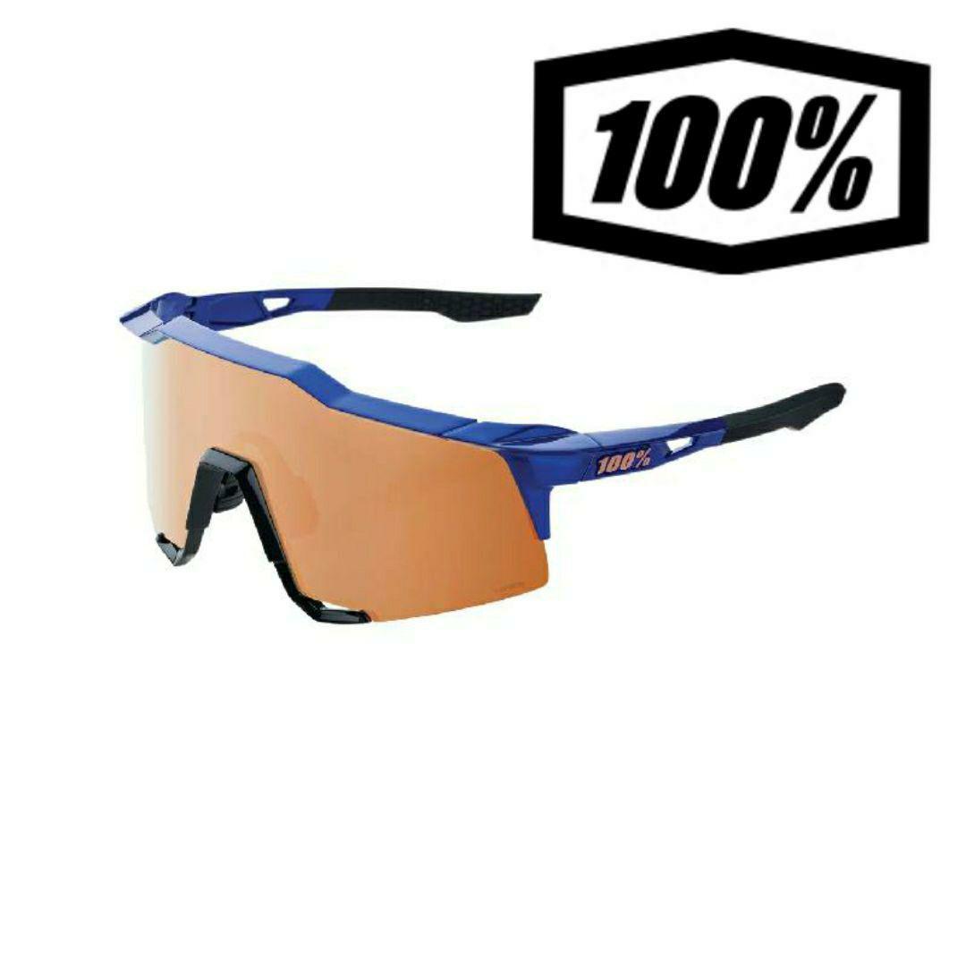 100% SPEEDCRAFT コバルトブルー ワンハンドレッド サングラス