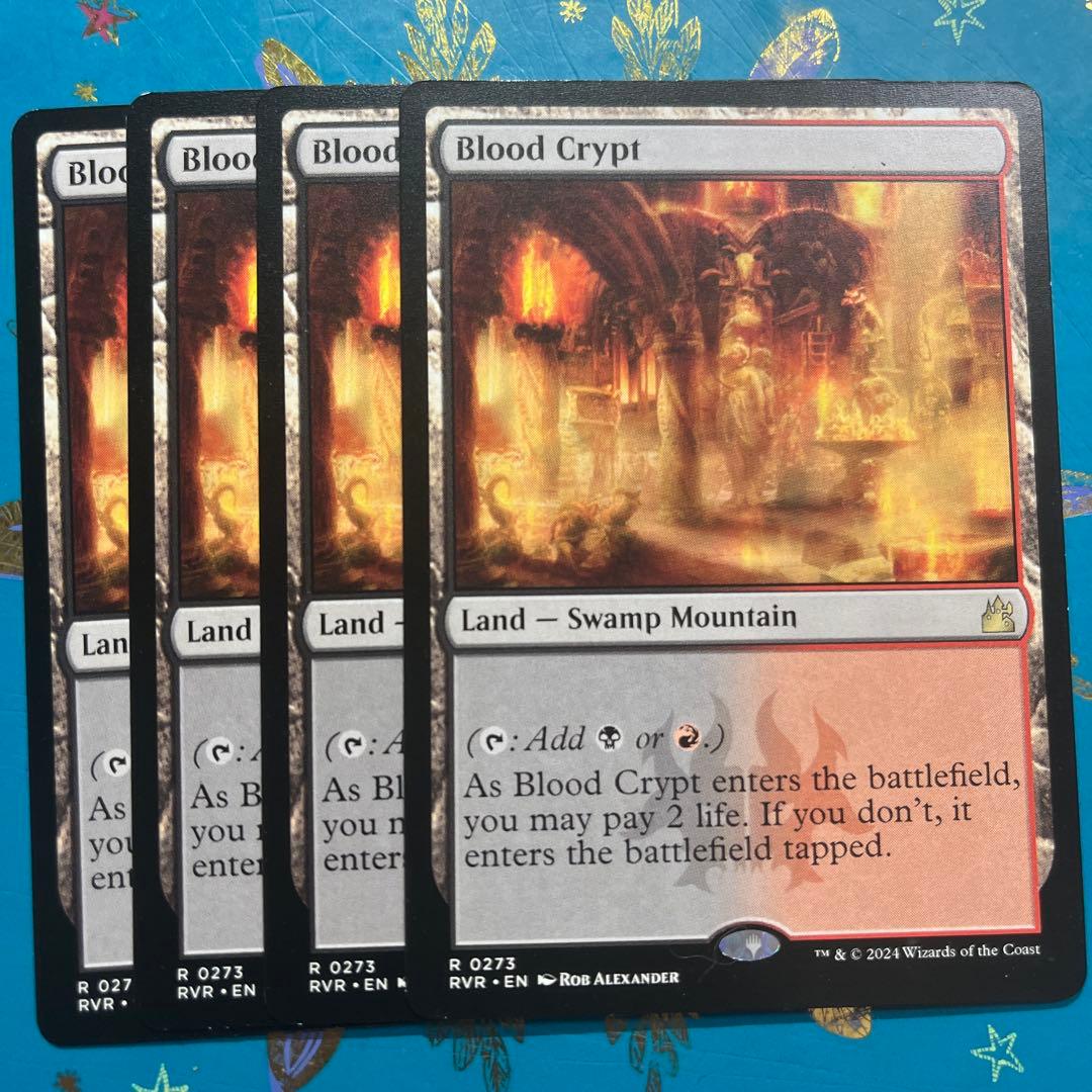 mtg 血の墓所　４枚　英語　RVR