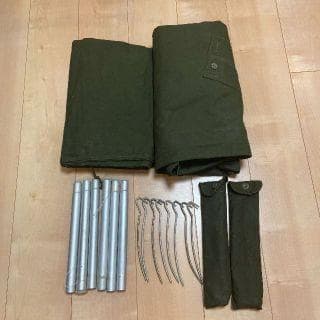 ポーランド軍 ポンチョ テント サイズ3 180-190 2001年製ペア