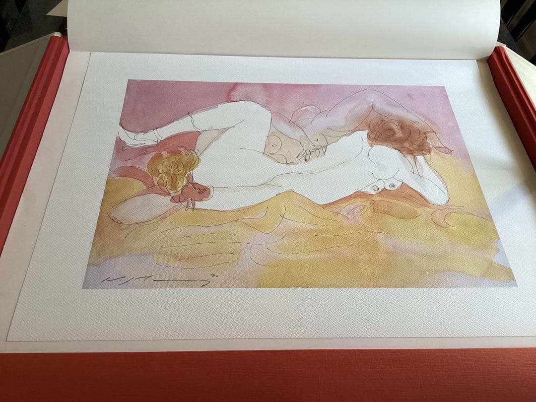 池田満寿夫　オリジナルリトグラフ付き詩画集　限定品　肉筆サイン入り　定価22万円