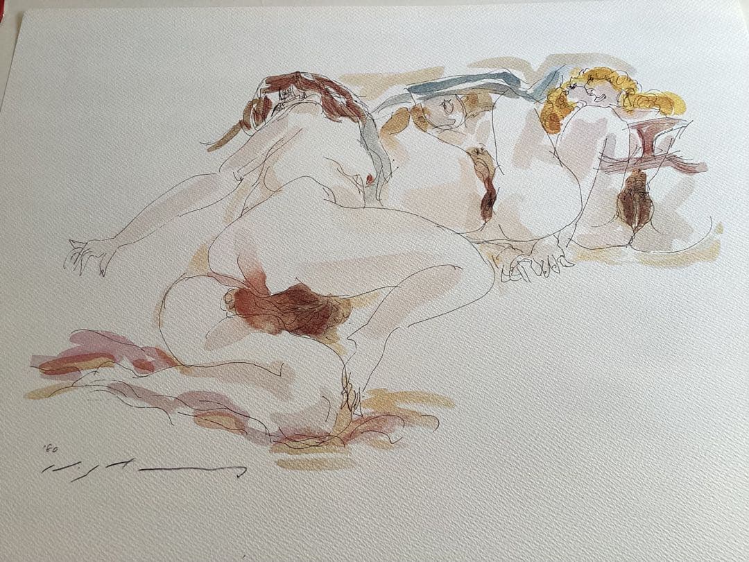 池田満寿夫　オリジナルリトグラフ付き詩画集　限定品　肉筆サイン入り　定価22万円