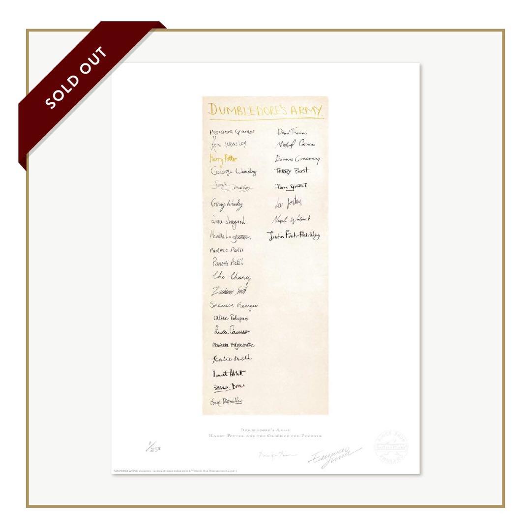 【世界限定250枚】ミナリマ　アートプリント　ダンブルドア軍団　不死鳥の騎士団
