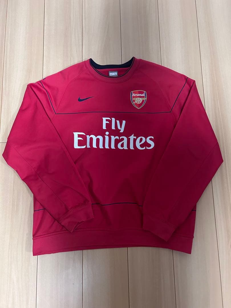 Nike Arsenal トレーニングウェア Lサイズ 赤
