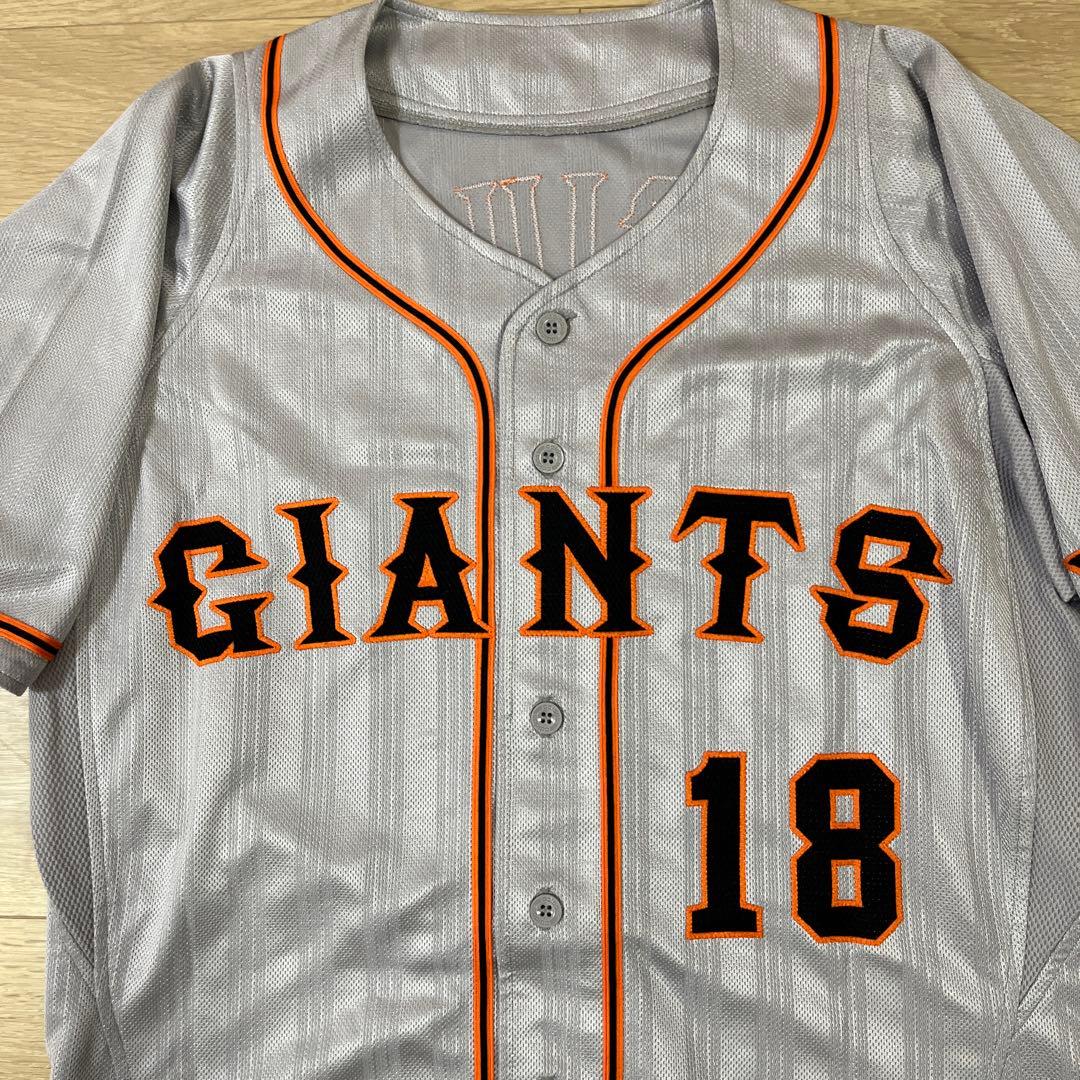 読売ジャイアンツ巨人　杉内　実使用ビジターユニフォーム　背番号18 2012年