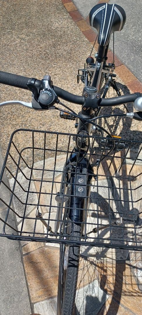 子供　スレイド　クロスバイク　26インチバスケット付き